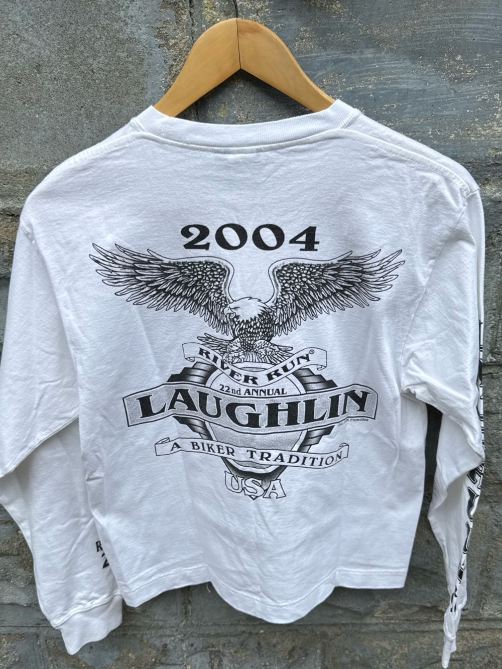 Vintage 2000s Biker Long Sleeve T Shirt Women’s Medium Flames Harley Motorcycle